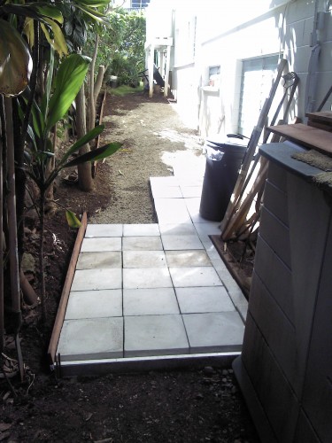 back yard pavement (incomplete)